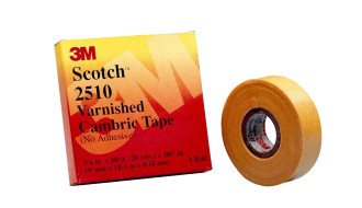 3M Scotch® 2510 Yellow Electrical Insulating Varnished Cambric Tape