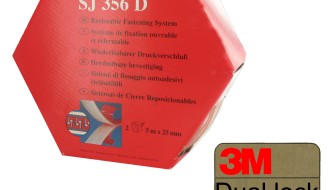 3M Transparent SJ356D D/L TWIN PACK, 25mm x 5m