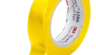 3M Temflex™ Yellow PVC Electrical Insulation Tape 1500