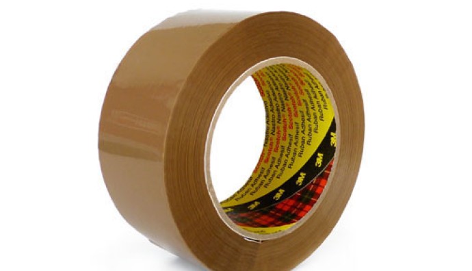 3M 3444 BROWN SINGLE SIDED TAPE ( 50mm x 50m )
