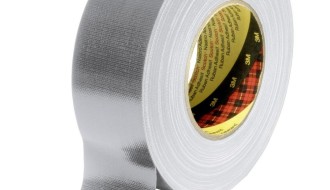 3M™ 389 PE Coated Silver Cloth Tape 50mm x 50m 0.26mm Thick