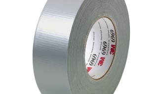 3M™ 6969 PE Coated Silver Duct Tape (55m x 48mm x 0.27mm)