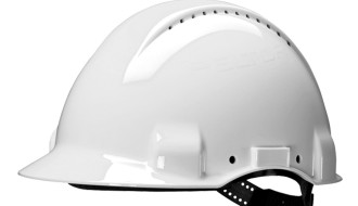 3M H-701 R Hard Hat White , 4-Point Pinlock , Comes With 3M 1990 Chinstrap