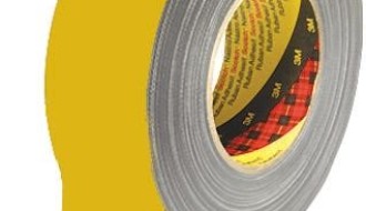 3M™ 389 PE Coated Yellow Cloth Tape 50mm x 50m 0.26mm Thick