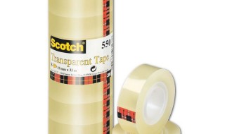 3M Clear Office Tape 550 19mm x 66m
