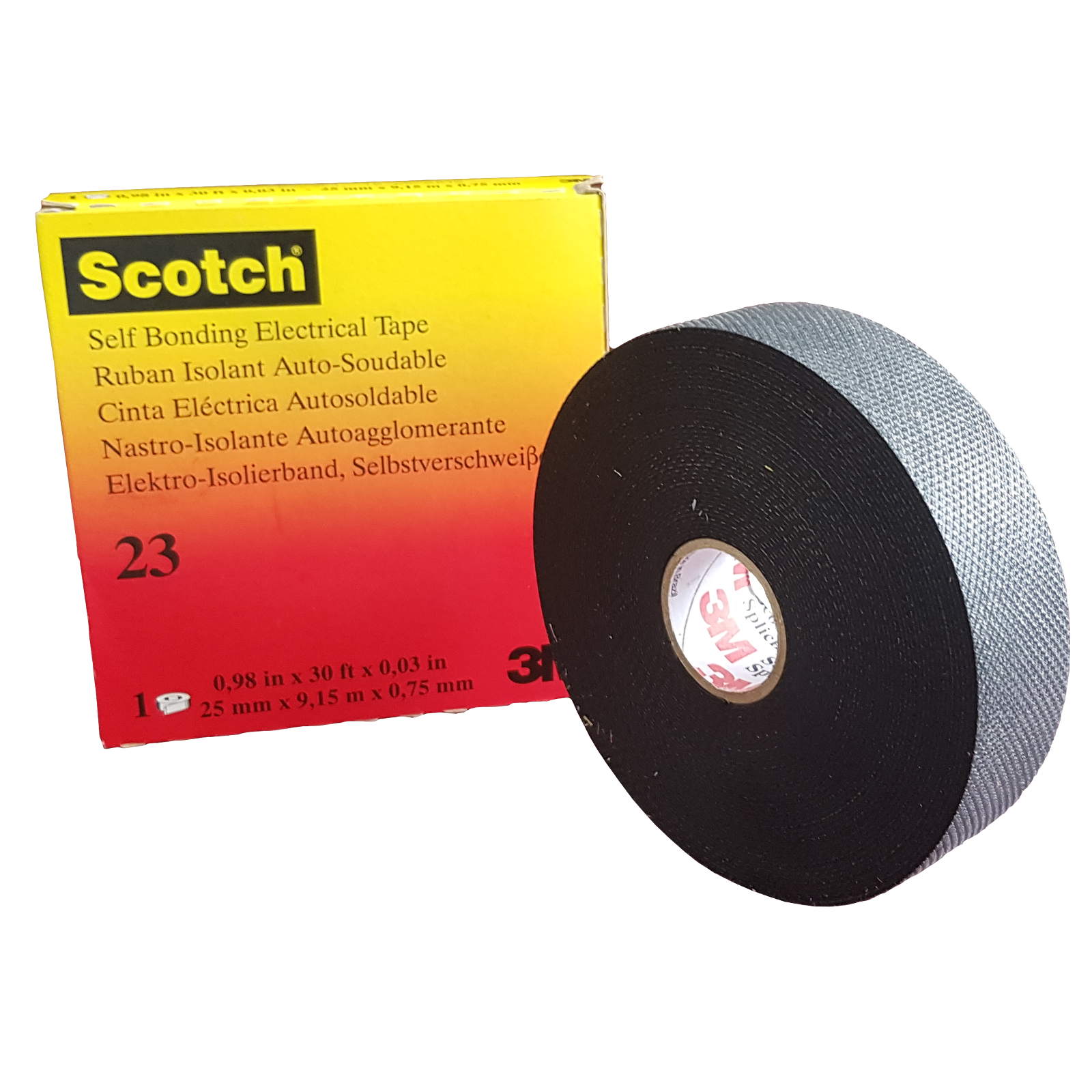 3m Scotch 23 Black Self Amalgamating Tape