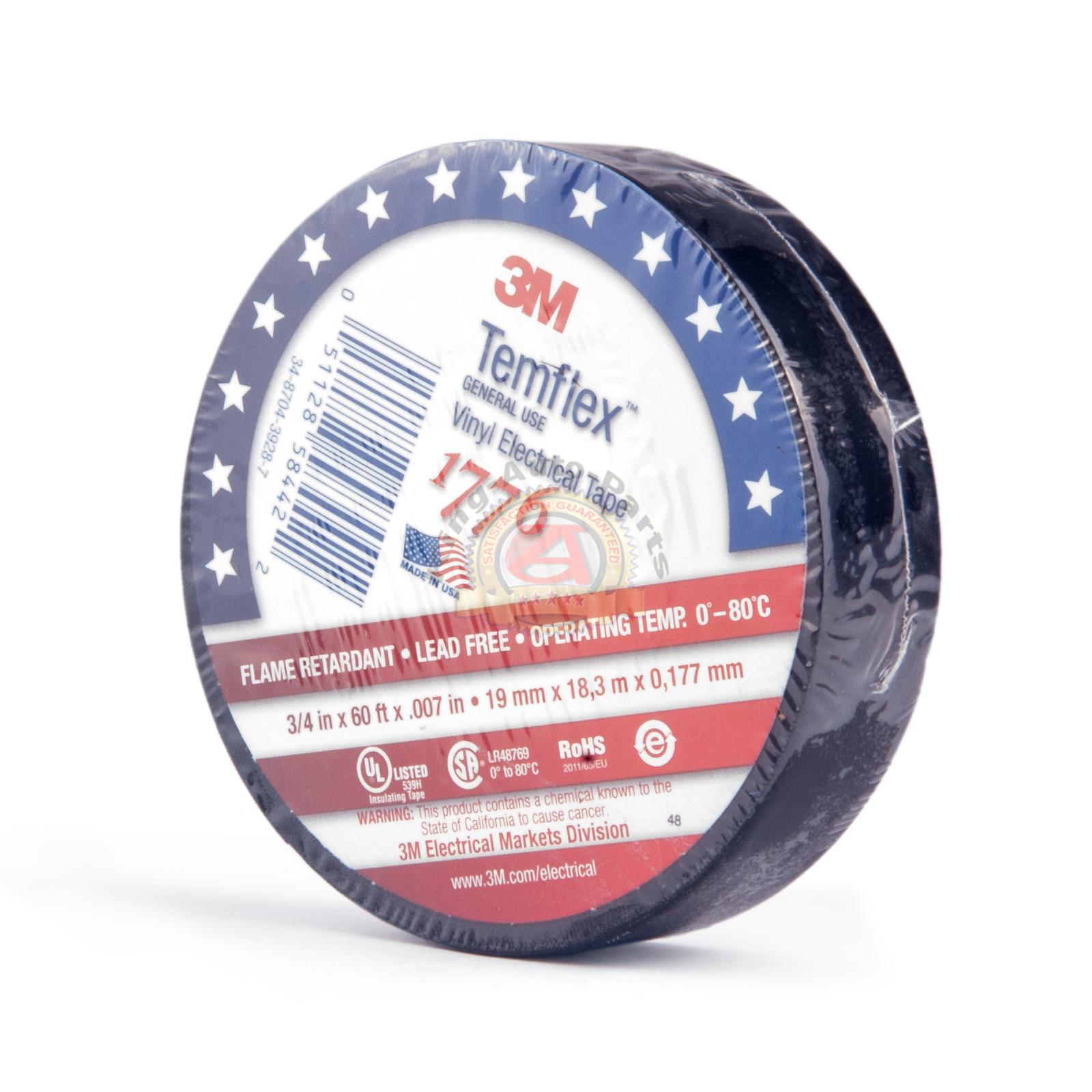 3M Temflex™ Polyvinyl Chloride Electrical Insulation Tape 1776