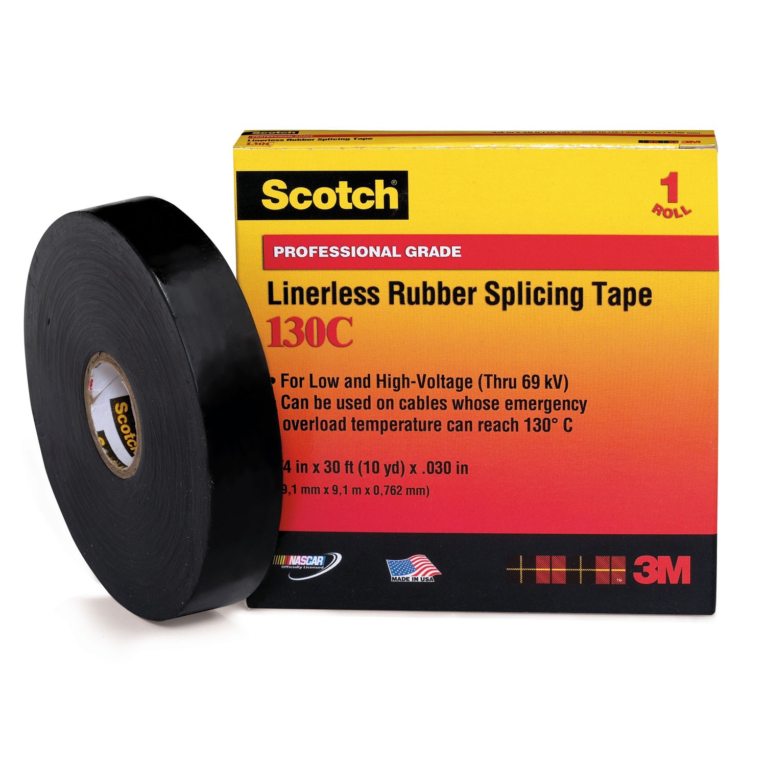 3M Scotch® Black Ethylene Propylene Rubber Electrical Insulation Tape