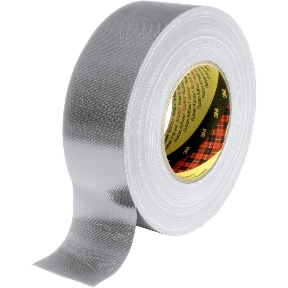 3M™ 389 PE Coated Silver Cloth Tape 50mm x 50m 0.26mm Thick