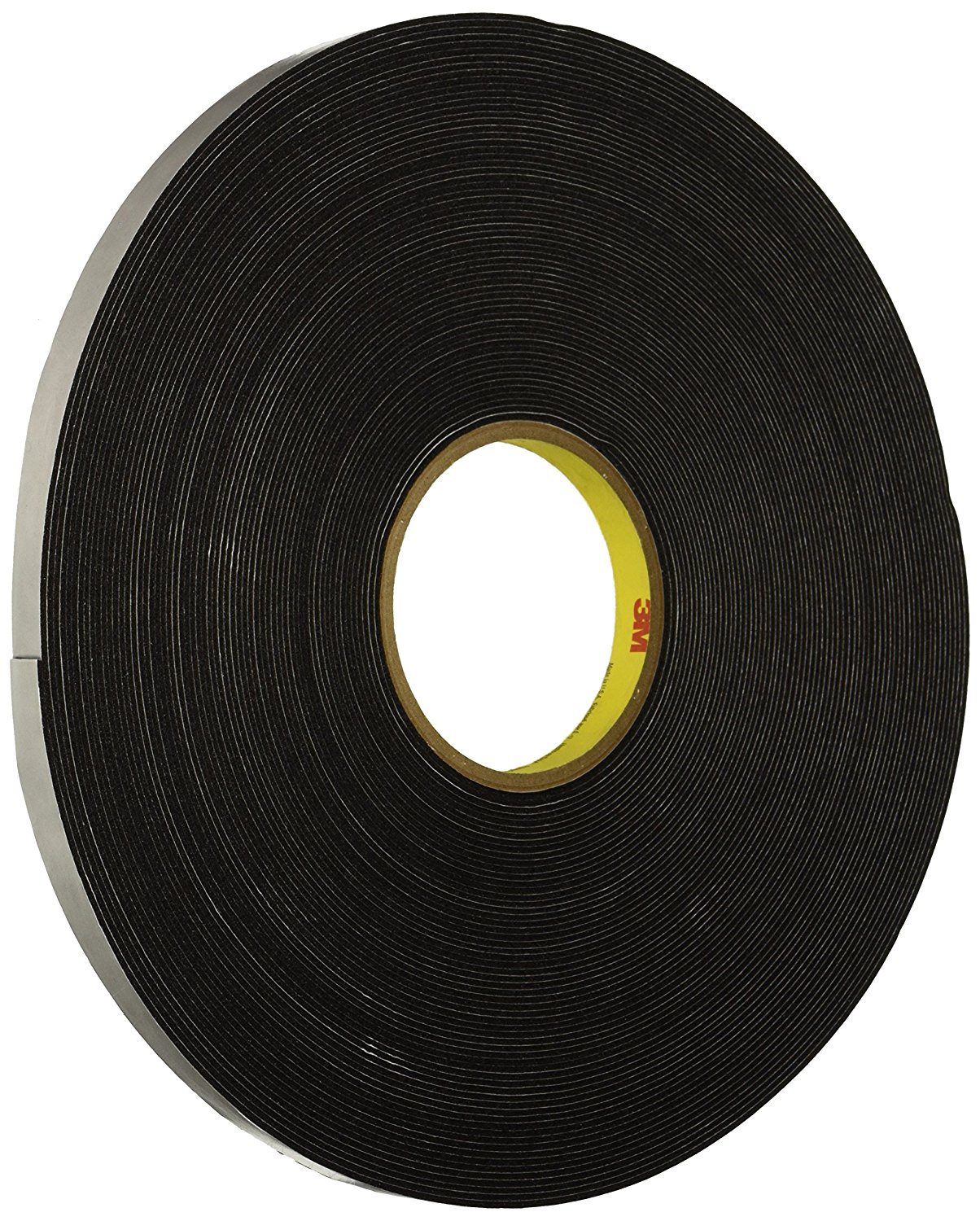 3M 4516 Black Single Sided Foam Tape 6.35mm x 91m