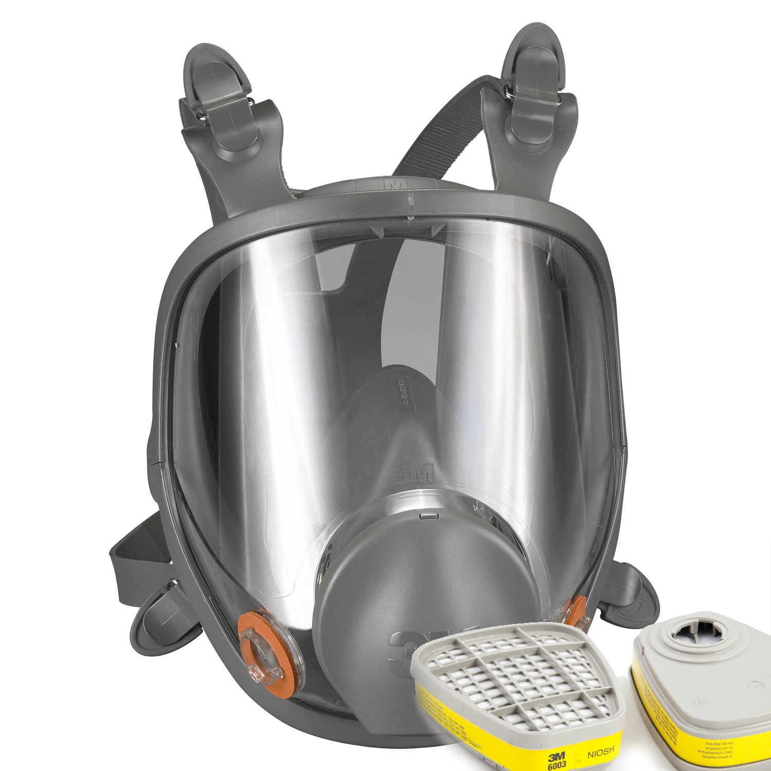 3M FX Full Facepiece Reusable Respirator FF402 + 6003 Vapor Cartridge